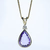 Classic Pear Drop Gold Pendant Design