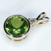 Classic Gold Gem Pendant Design