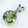 10k Gold -Natural Peridot- Natural Diamond