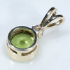 Peridot Pendant Under Carriage View 