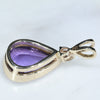 Tanzanite Pendant Under Carriage View
