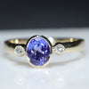 Gold Tanzanite Front View