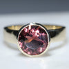 10k Gold Pink Tourmaline Ring