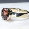 Gorgeous Pink Tourmaline Gold Ring