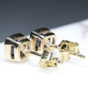 Tanzanite Studs Rear View