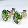 10k Gold- Natural Green Tourmaline