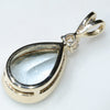 Aquamarine Pendant Under Carriage view 