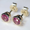 10k Gold- Natural Rhodolite Garnet