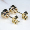 Garnet Studs Rear View