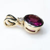 garnet Pendant Side View