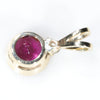 Garnet Pendant rear View
