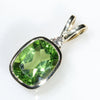 Beautiful Peridot Gemstone and Diamond Pendant