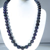 Sandstone Opal Matrix  (Fairy Opal)  19.5" Long, Round Beaded Necklace Code - NO422