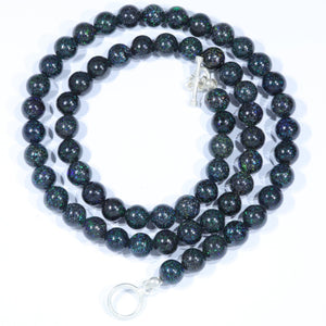 Natural Australian Sandstone Matrix Bead Neckalce