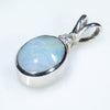 Small Silver Opal Pendant Design