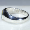 Silver Opal Ring Side View
