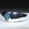 Natural Boulder Opal Mens Silver Ring -Size 11.25 Code-SM121