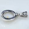 Silver Opal Pendant Rear View
