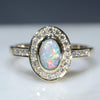 Gold and Diamond Engagement Ring 