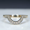 Matching Gold and Diamond Wedding Band