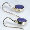  Gold Opal Earrings Side View