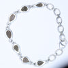 Silver Solid Opal Pendant Rear View