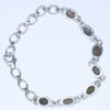 Silver Solid Opal Bracelet Rear View