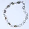 Silver Opal Bracelet Rear View