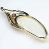 Solid White Opal Rear Pendant View