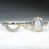 Matching Gold and Diamond Wedding Band