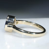 Gold Opal Ring Side View