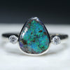 Easy Wear Pear Shape Silver Ring Design
