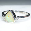 Unique Natural Orange Opal Freckle