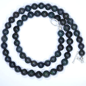 Natural Australian Sandstone Matrix Opal Bead Necklace