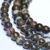 Each Opal Bead has its Own Colours and Pattern