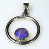 Gold Opal Pendant Opal Top View