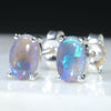 Sterling Silver - Solid Crystal Black Opal