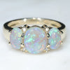 Natural Lightning Ridge Black Crystal Opal