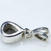 Silver Solid Opal Pendant Rear View