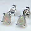 Easy Wear Silver Opal Stud Design