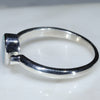 Silver Opal Ring Side View