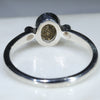 Silver Opal Ring Rear View