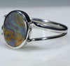 Sterling Silver - Solid Boulder Opal