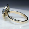 Gold Opal Ring Side View
