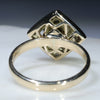 Gold Opal ring Rear View