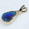 Gold Opal Pendant Rear View