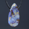 Natural Australian Boulder Opal Side Drill Pendant