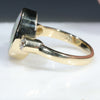 Gold Opal Ring Side View
