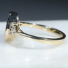 Gold Opal Ring Side View