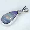 Silver Opal Pendant Side View
